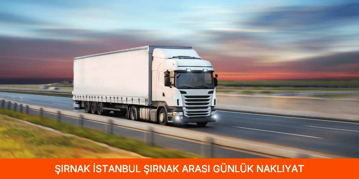 İstanbul Şırnak Arası Günlük Nakliyat